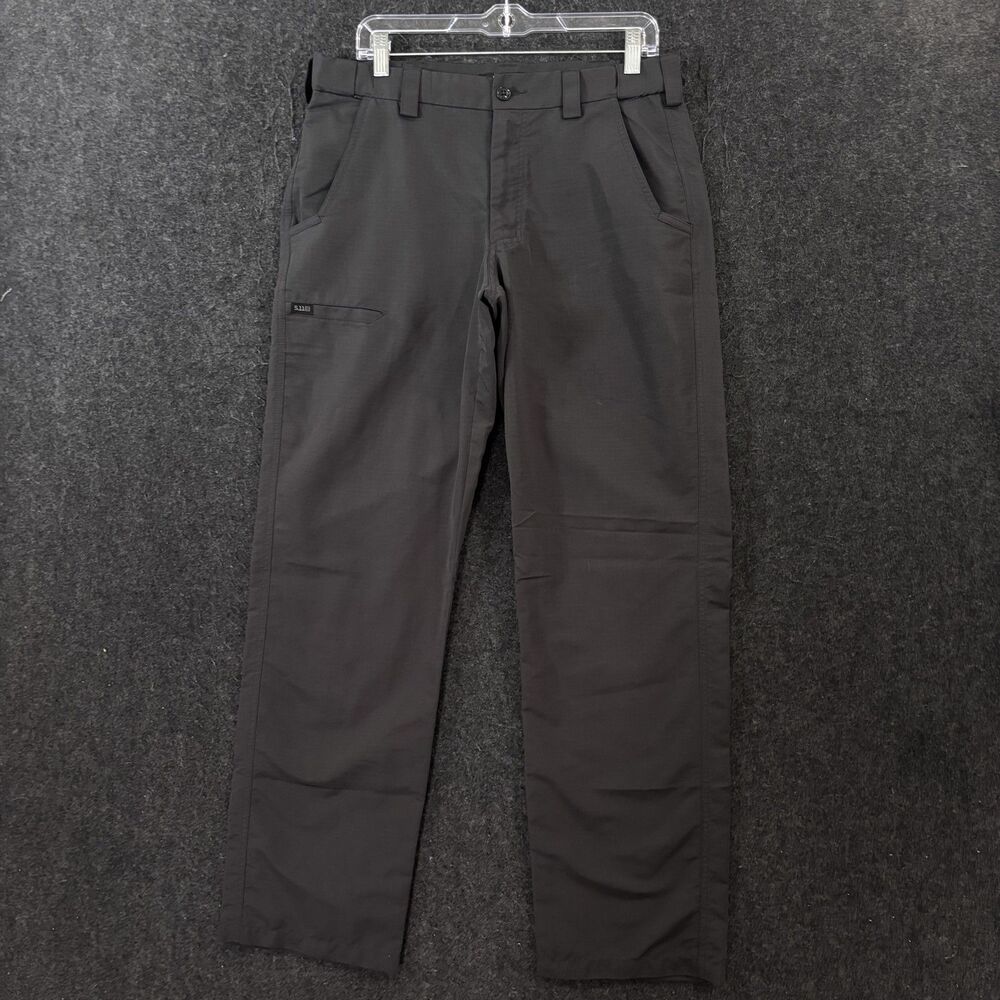 5.11 Tactical Fast Tac Urban Pants Men's 32x32 Gray Ripstop Chino Work Utility